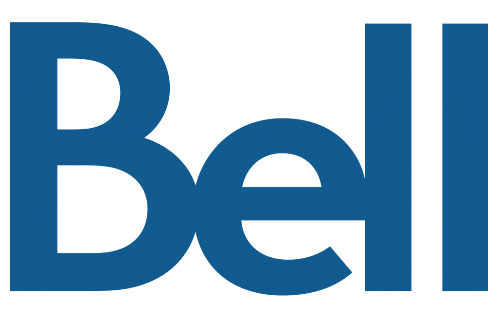 Logo Bell beu sur fond transparent
