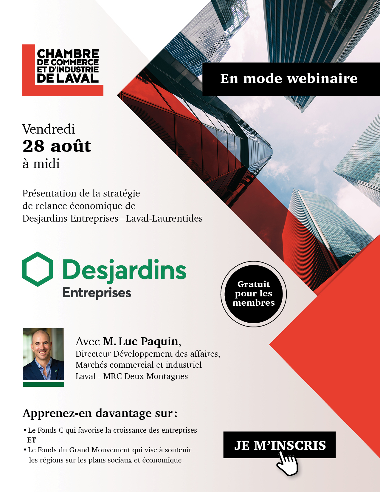 Webinaire de Desjardins Entreprise