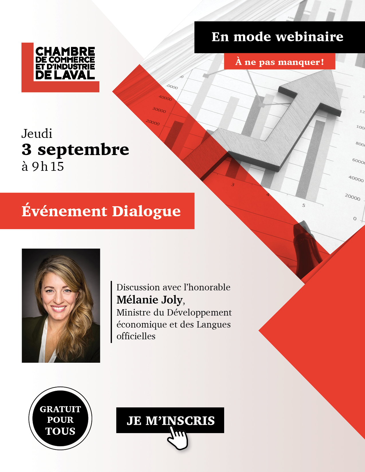 Dialogue avec la ministre Mélanie Joly