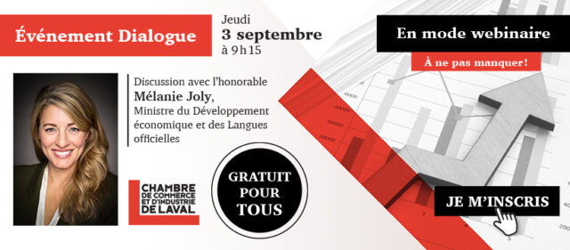 003-WEB-MelanieJoly-3Sept.-1200x627px-POSTfacebookLinkedin Événement de la CCILaval avec la ministre Mélanie Joly