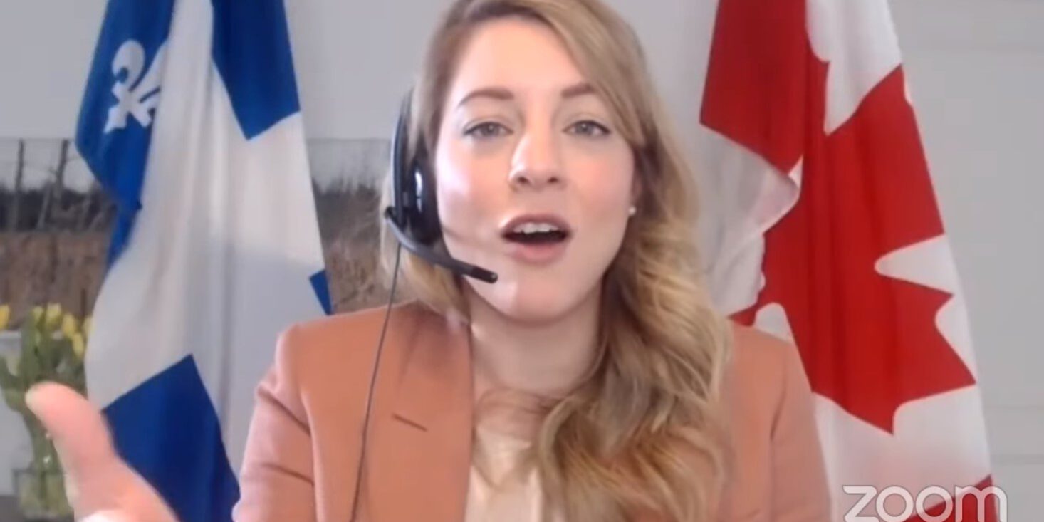 Mélanie Joly La ministre Mélanie Joly